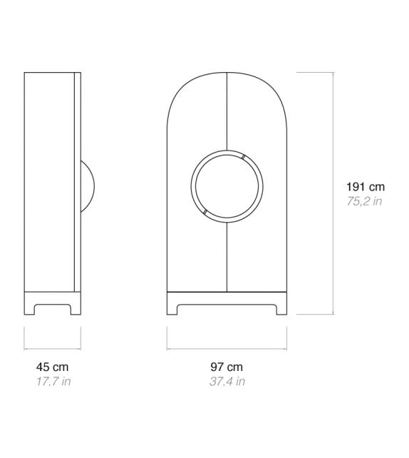 Globe Gufram Storage Unit