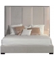 Stripe Bed With High Headboard Rugiano - Milia Shop