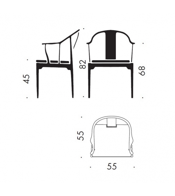 China Chair Fritz Hansen Petit Fauteuil