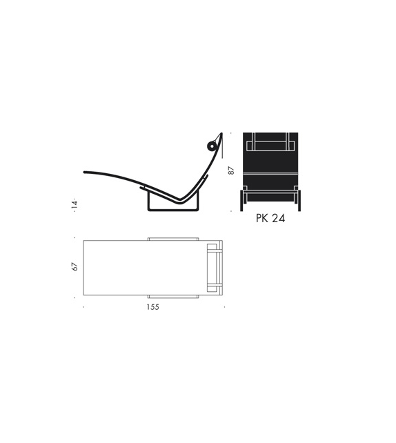 Fritz Hansen PK24™ Chaise Longue