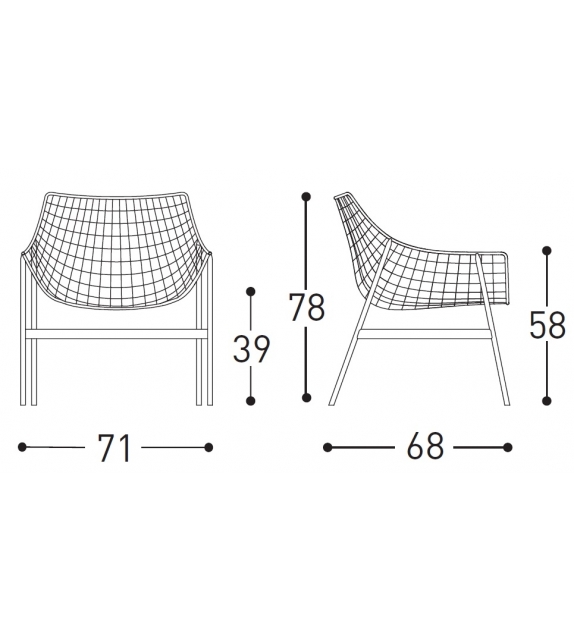 Summer Set Sillón Con Cojin Asiento y Respaldo Varaschin