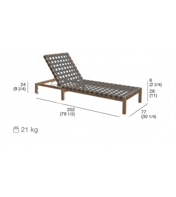 Mistral Sonnenliege Roda