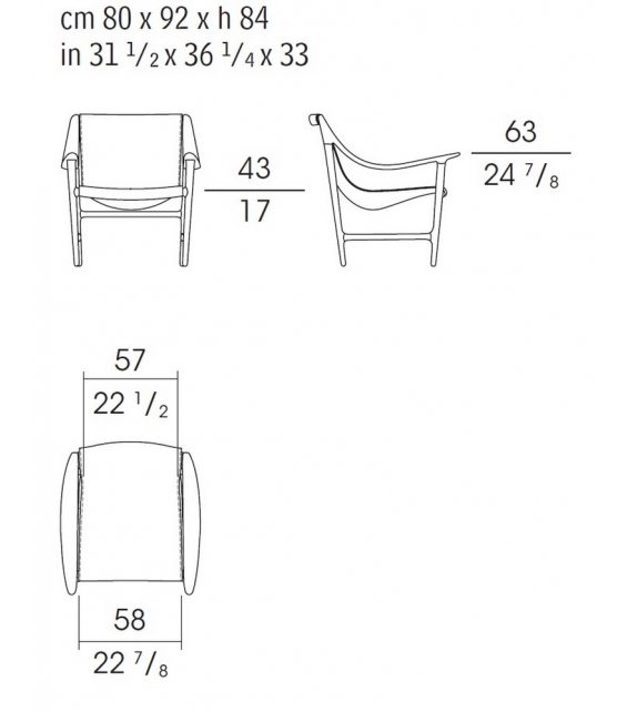 Swing Armchair Giorgetti