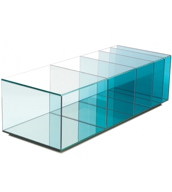 Deep Sea Glas Italia Rectangular Coffee Table