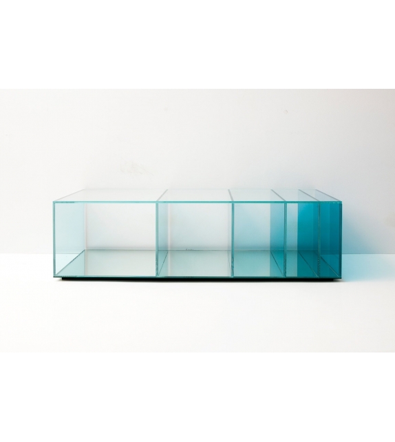 Deep Sea Glas Italia Rectangular Coffee Table