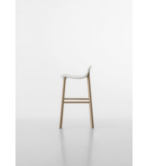 Sharky Kristalia Stool with Low Back