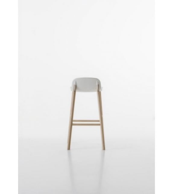 Sharky Kristalia Stool with Low Back