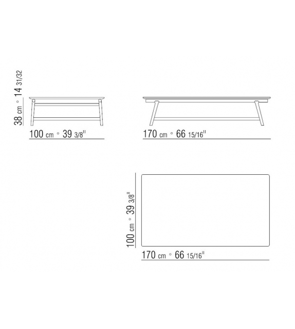 Giano Flexform Mesa Baja