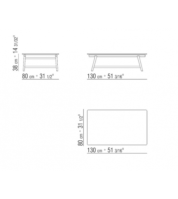 Giano Flexform Mesa Baja