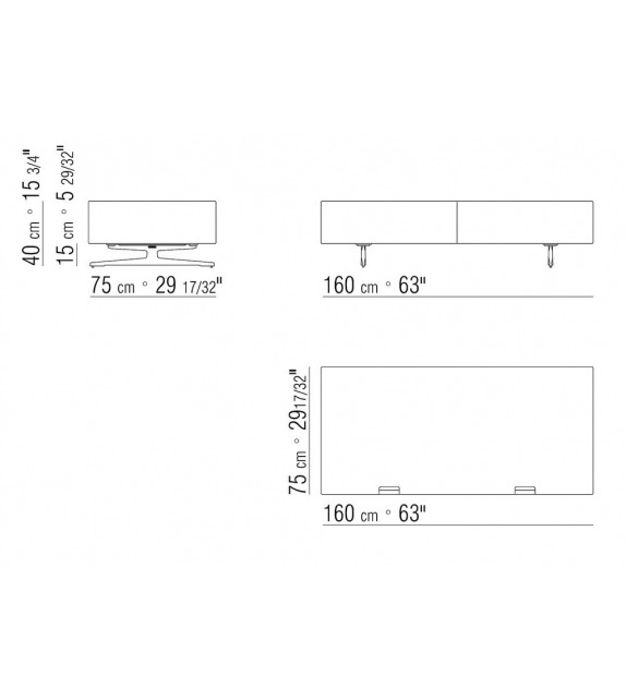 Piuma Flexform Porta TV