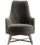 Guscioalto Soft Wooden Base Armchair Flexform