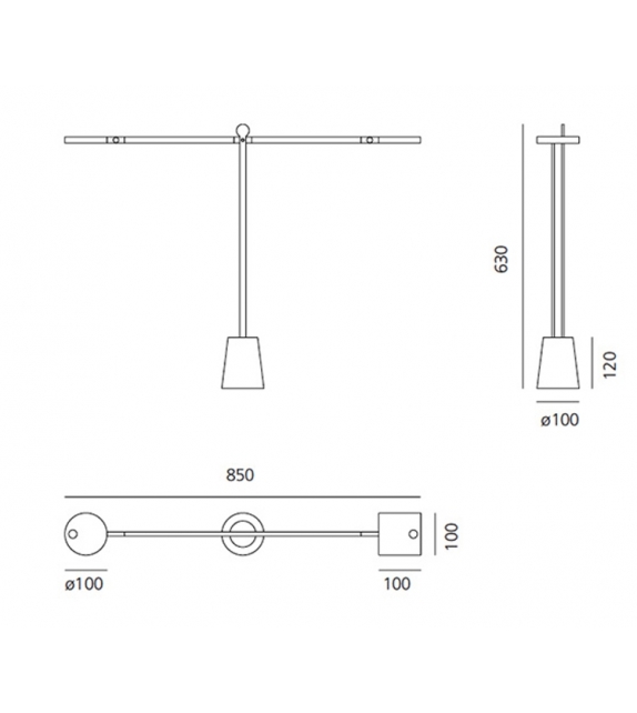 Equilibrist Artemide Lampada da Tavolo