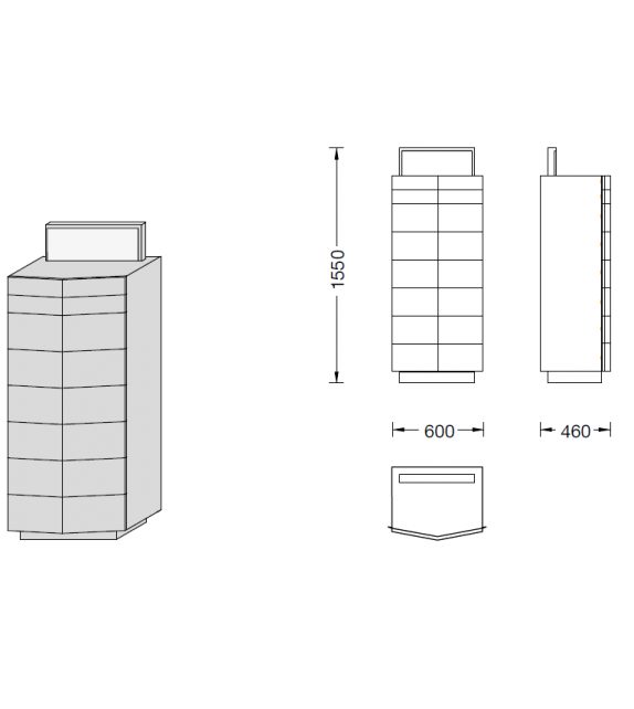 Maggio Chest Of Drawers  Porro