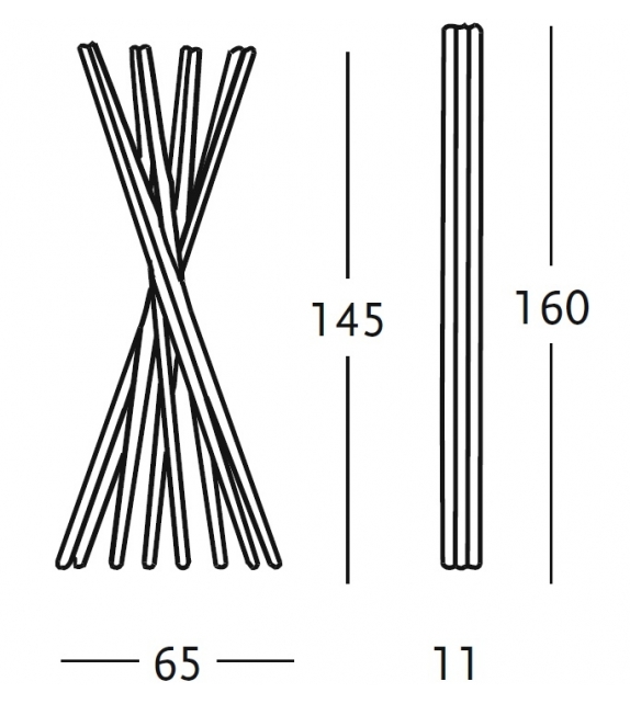 300 Sciangai Zanotta Clothes Stand