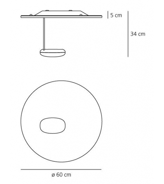 Droplet Mini Artemide Applique/Plafonnier