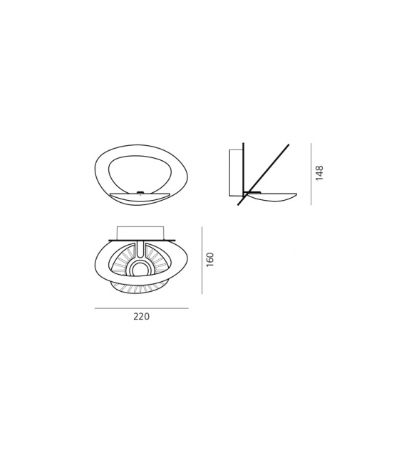 Pirce Micro Artemide Led Wandleuchte