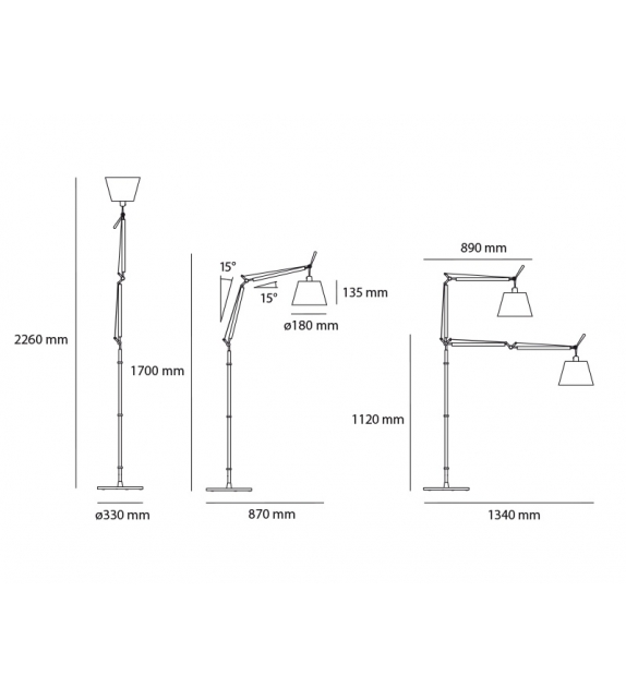 Tolomeo Basculante Artemide Floor Lamp