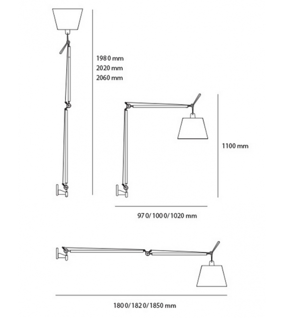 Tolomeo Mega Artemide Wall Lamp