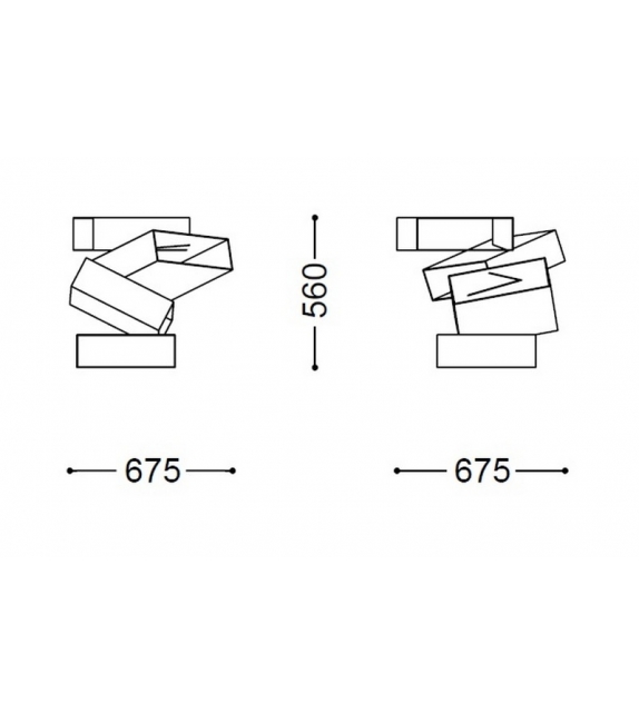 Balancing Boxes Small Table Porro