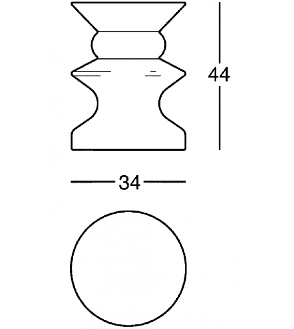 6006 Teti Zanotta Occasional Table