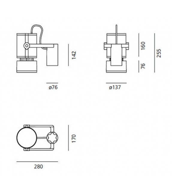 Cariddi Palo Artemide Floor Lamp