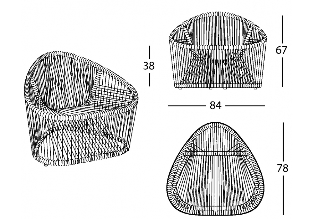 1009 Club Zanotta Armchair - Milia Shop