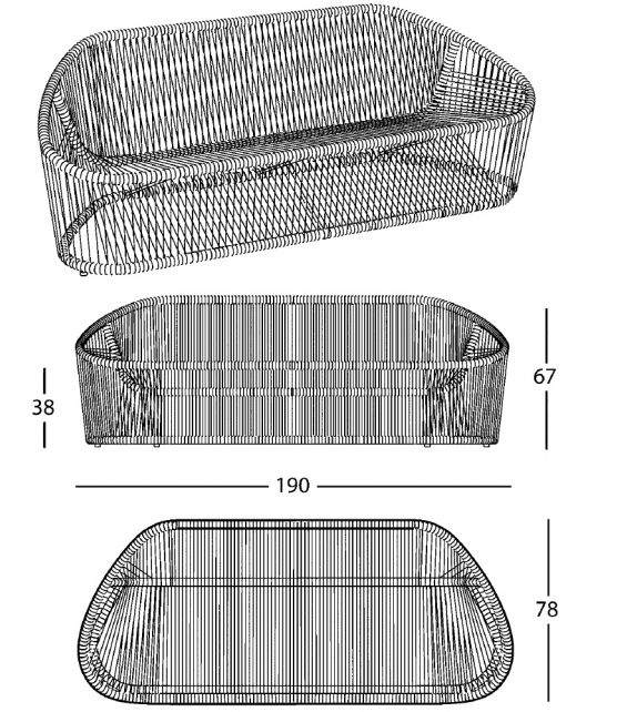 1009 Club Zanotta Sofa