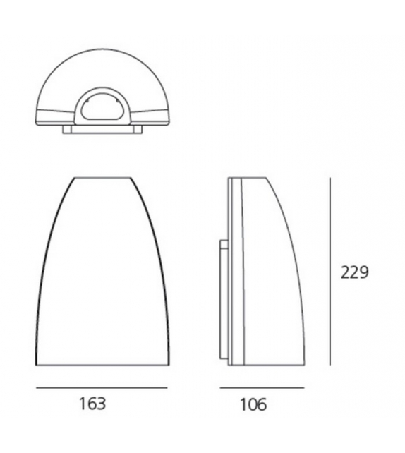 Molla Artemide Lámpara de Pared