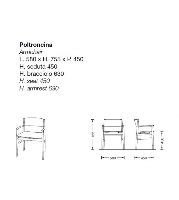 Neve Armchair Porro