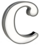 Graphic Collection ‐ Letter C LED Lamp DelightFULL