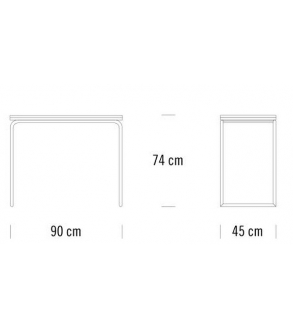 B 109 Thonet Folding Table - Milia Shop