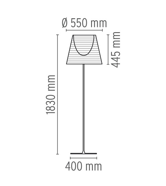 KTribe F3 Flos Lampada da Terra