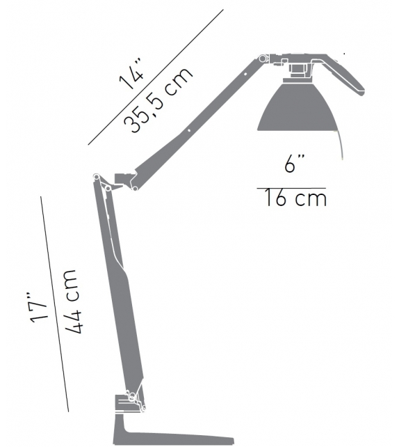 Fortebraccio Luceplan Table Lamp