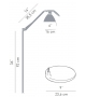 Fortebraccio Luceplan Floor Lamp