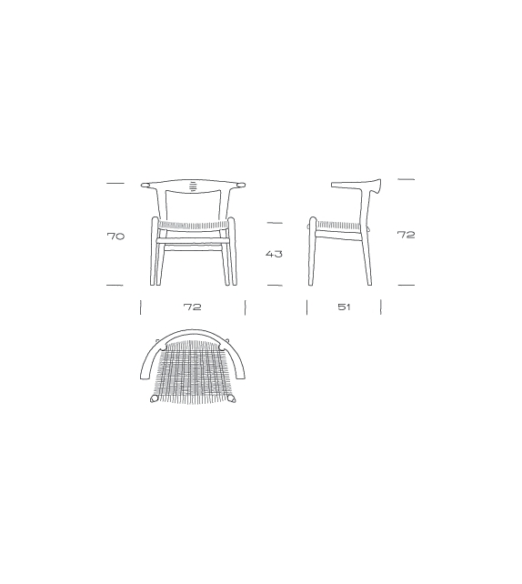 PP518 Bull Chair PP Møbler