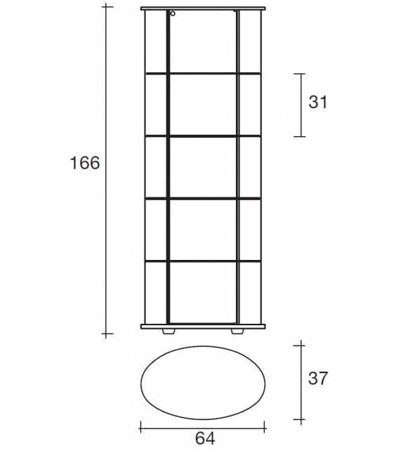 Palladio Vitrine Fiam