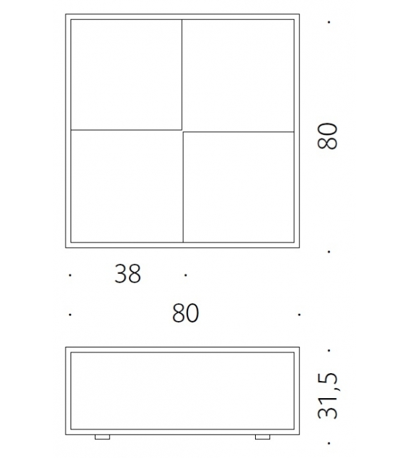 Tetris DePadova Table Basse