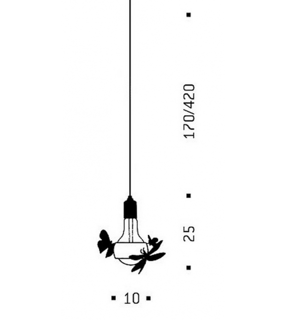 Johnny B. Butterfly Ingo Maurer Pendant Lamp