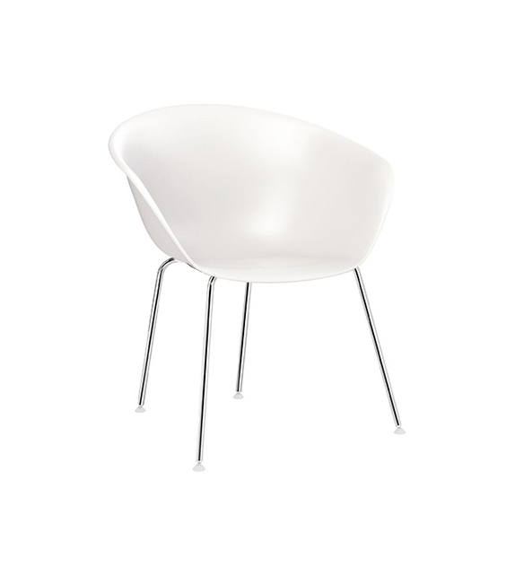 Duna 02 Arper Armchair With 4 Steel Legs