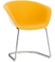 Duna 02 Arper Cantilever Armchair With Front Face Upholstery