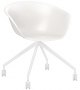 Duna 02 Arper Armchair With Trestle Fixed Base