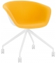 Duna 02 Arper Armchair With Trestle Fixed Base & Front Face Upholstery