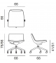 Catifa 60 Conference Arper Armchair With 5 Way Base