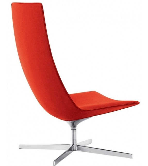 Catifa 70 Arper Lounge Armchair With 4 - Way Base