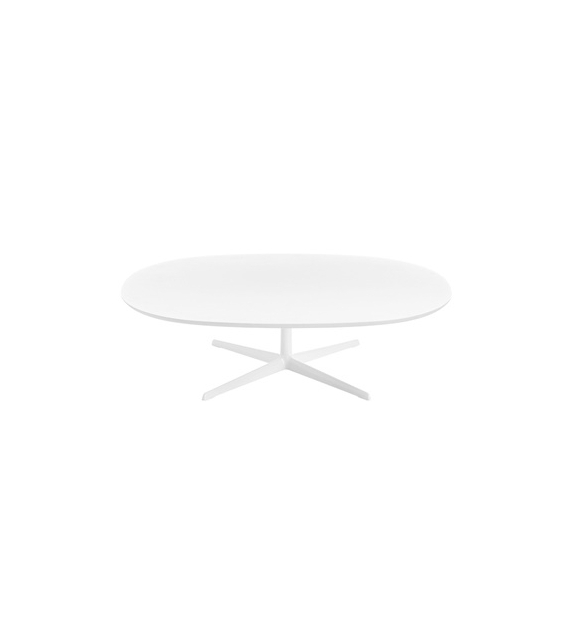 Eolo Arper Petit Table Ovale Avec Plateu MDF