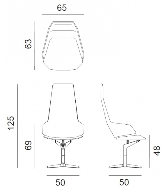 Aston Direction Arper Fauteuil