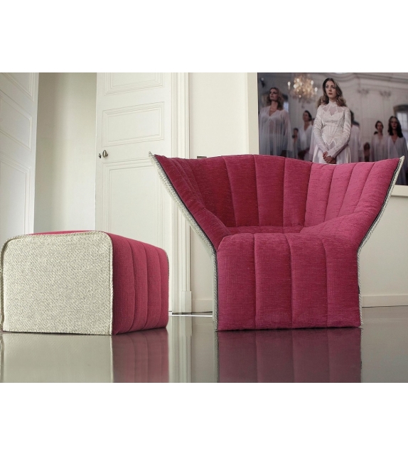 Moel Ligne Roset Armchair With High Backrest