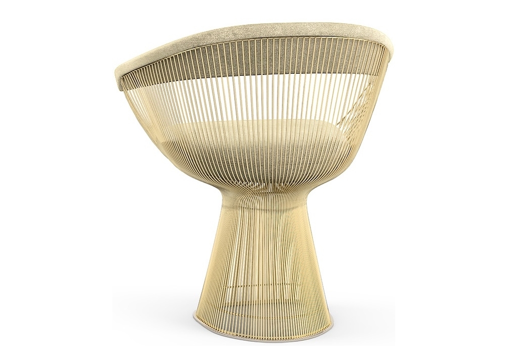 platner chair gold