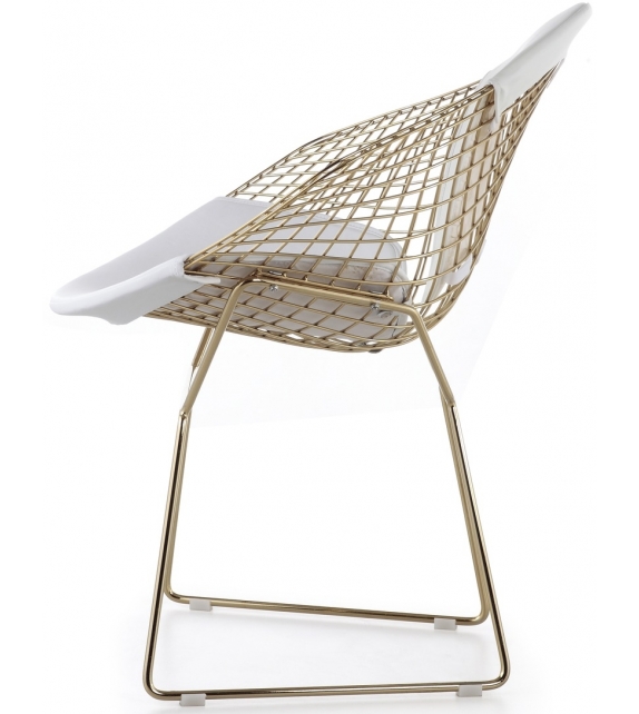 Bertoia Diamond Chair Gold Knoll Sessel