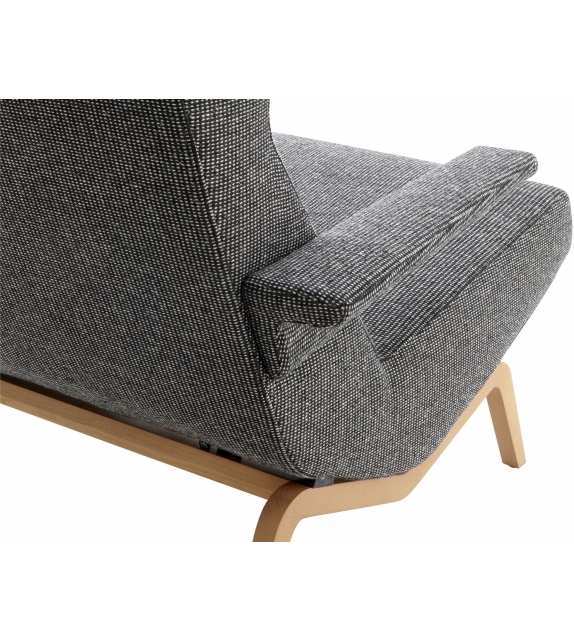 Archi Ligne Roset Poltrona Con base In Legno